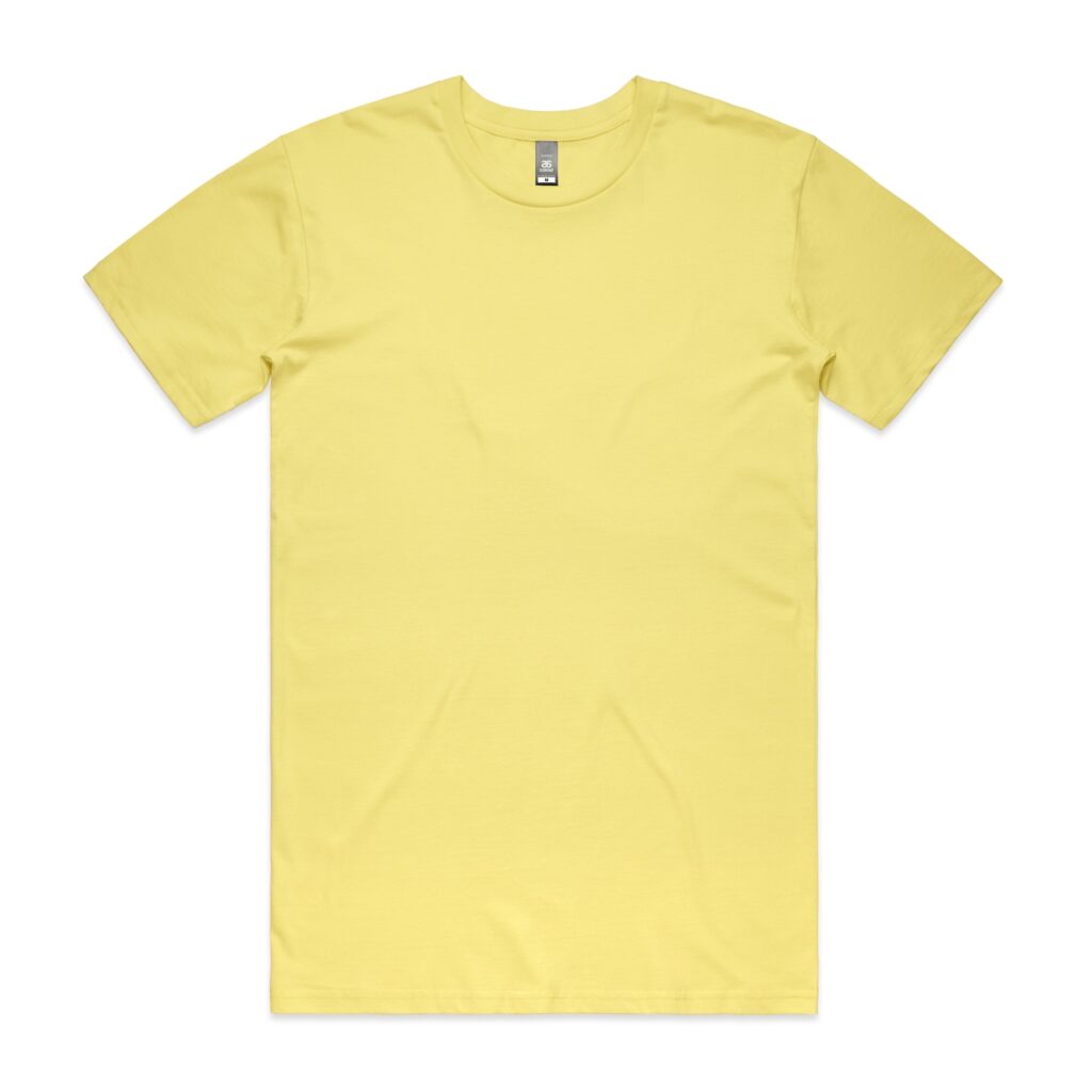 AS Color Staple Tee – Lemon – Tee Shack – T-Shirt Screen Printing